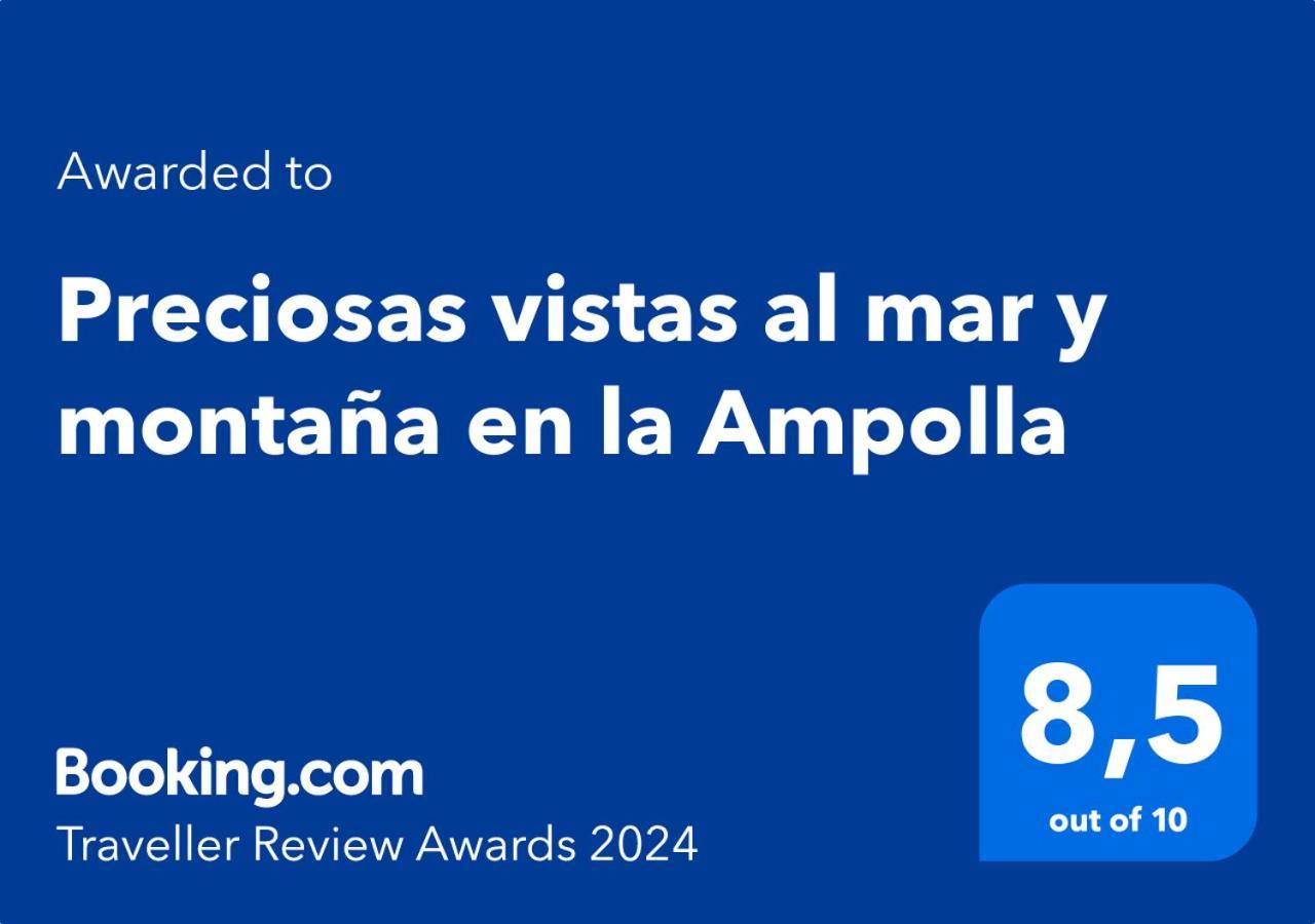 Preciosas Vistas Al Mar Y Montana En La Ampolla L'Ampolla Exterior foto